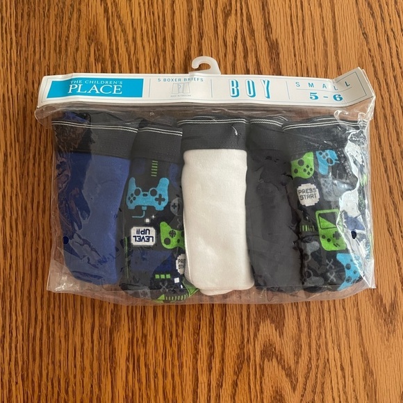 🎈🎈🎈The children’s place 5 Piece boxer set size 5-6 - Picture 1 of 5